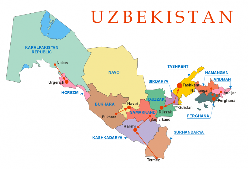 Узбекистан: первые шаги на Hotbird