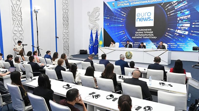 Телеканал Euronews начинает вещание на казахском языке