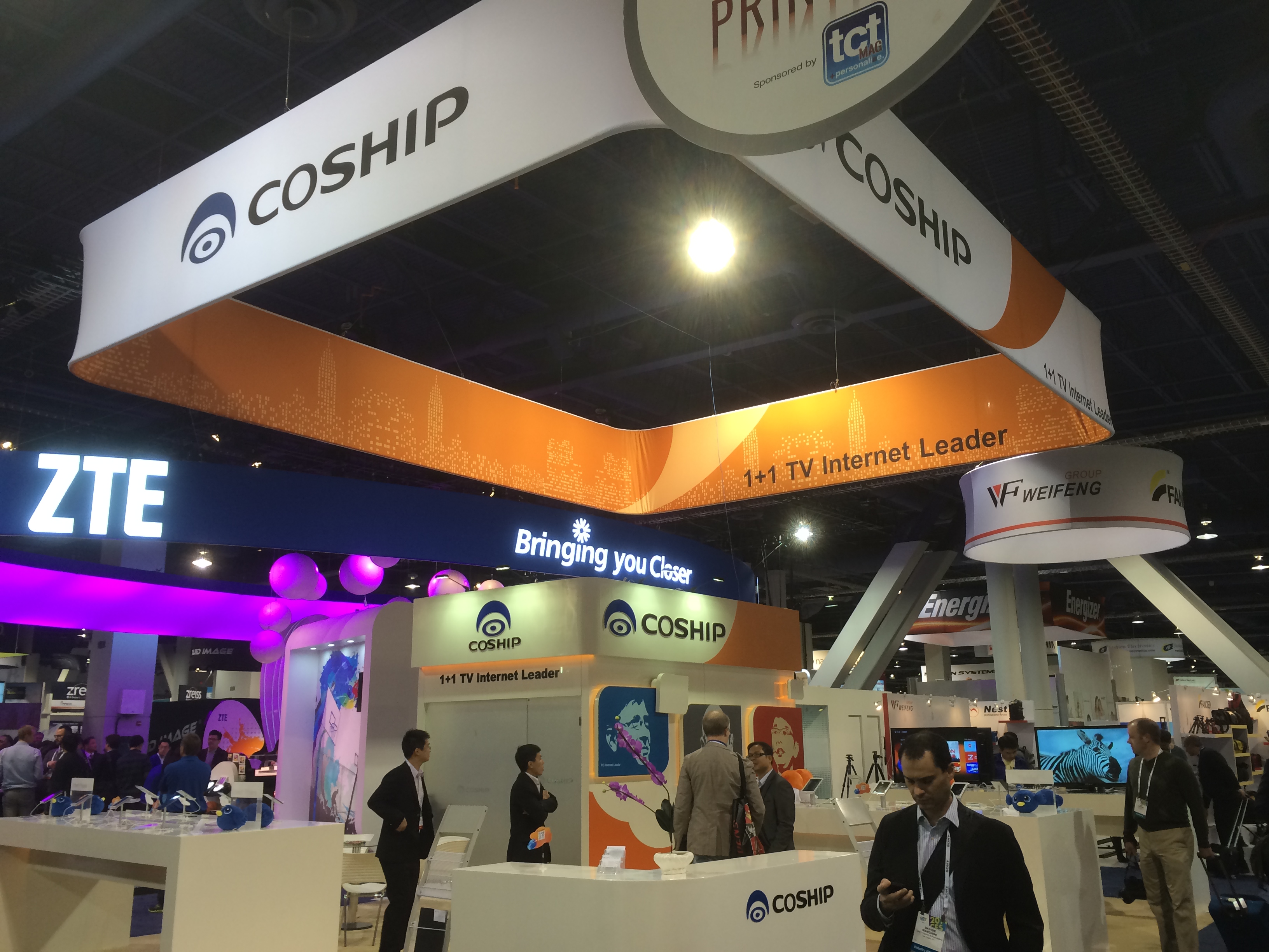 Стенд компании Coship на выставке CES 2014